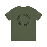 Lift Eat Sleep - Unisex Jersey Short Sleeve Tee
