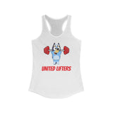 Blue Dog - Women's Ideal Racerback Tank