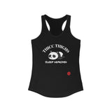 Thicc Thighs Sleep Deprived - Women's Ideal Racerback Tank