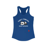 Thicc Thighs Sleep Deprived - Women's Ideal Racerback Tank
