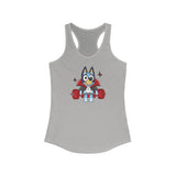 Blue Dog Vampire - Women's Ideal Racerback Tank