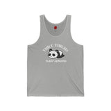 Thicc Thighs Sleep Deprived - Unisex Jersey Tank