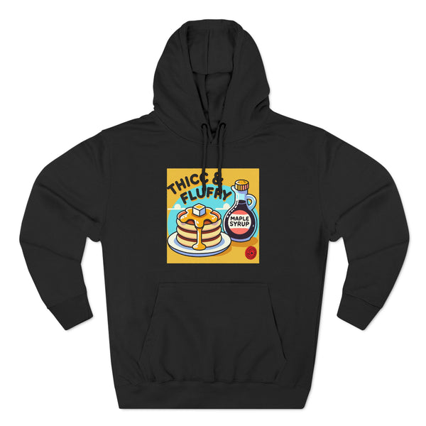 Thicc & Fluffy - Three-Panel Fleece Hoodie