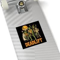 Deadlift - Square Sticker Indoor\Outdoor