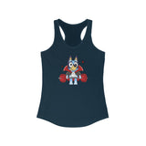 Blue Dog Vampire - Women's Ideal Racerback Tank