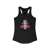 Blue Dog Vampire - Women's Ideal Racerback Tank