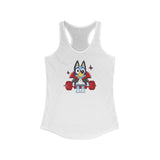 Blue Dog Vampire - Women's Ideal Racerback Tank