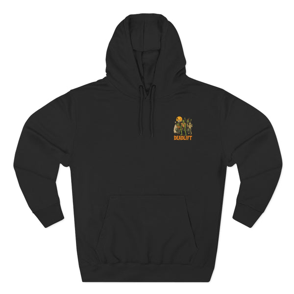 Deadlift - Three-Panel Fleece Hoodie