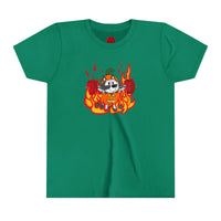 Muffers Fire Pumpkin - Youth Short Sleeve Tee